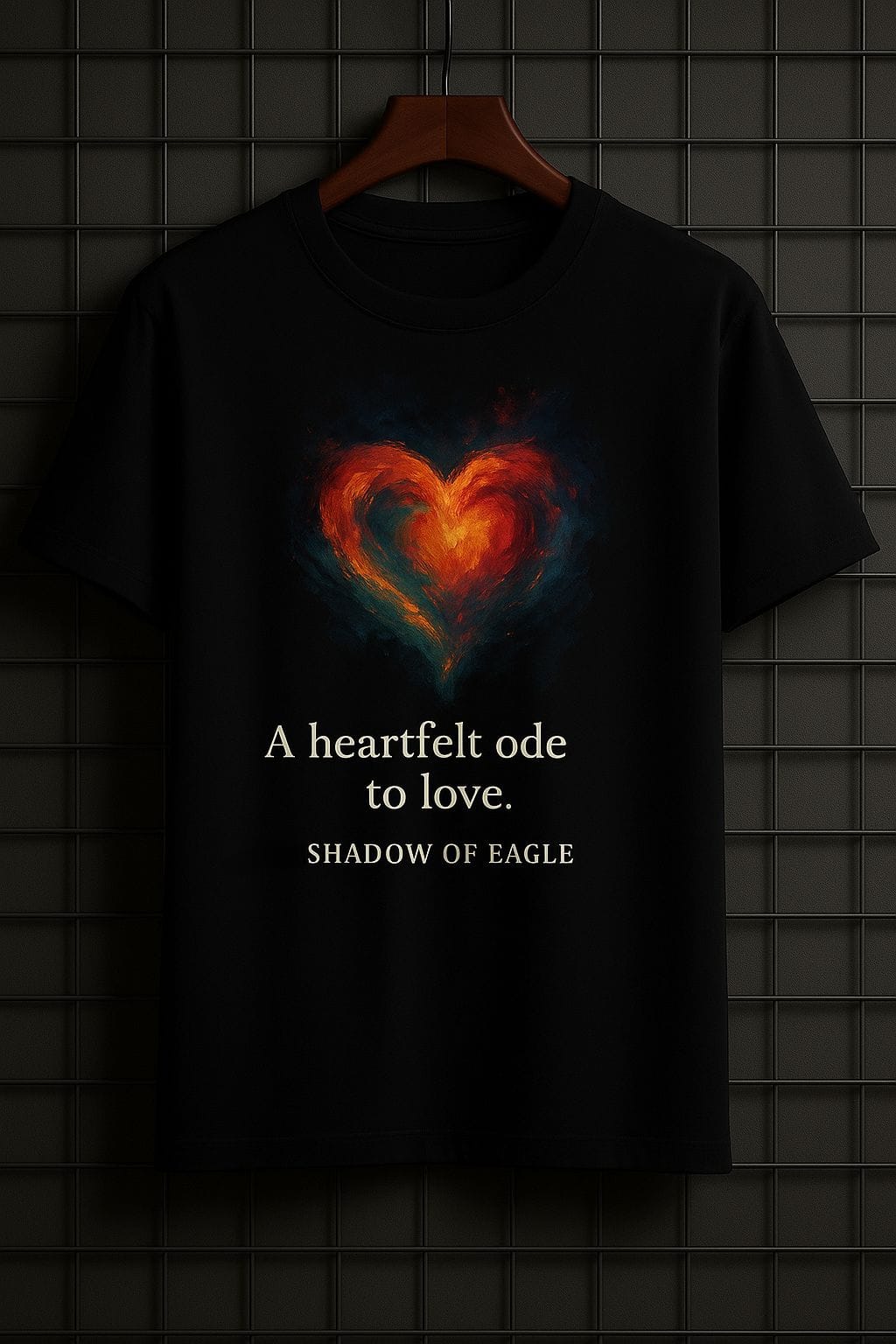 A Heartfelt Ode to Love – Poetic T-Shirt