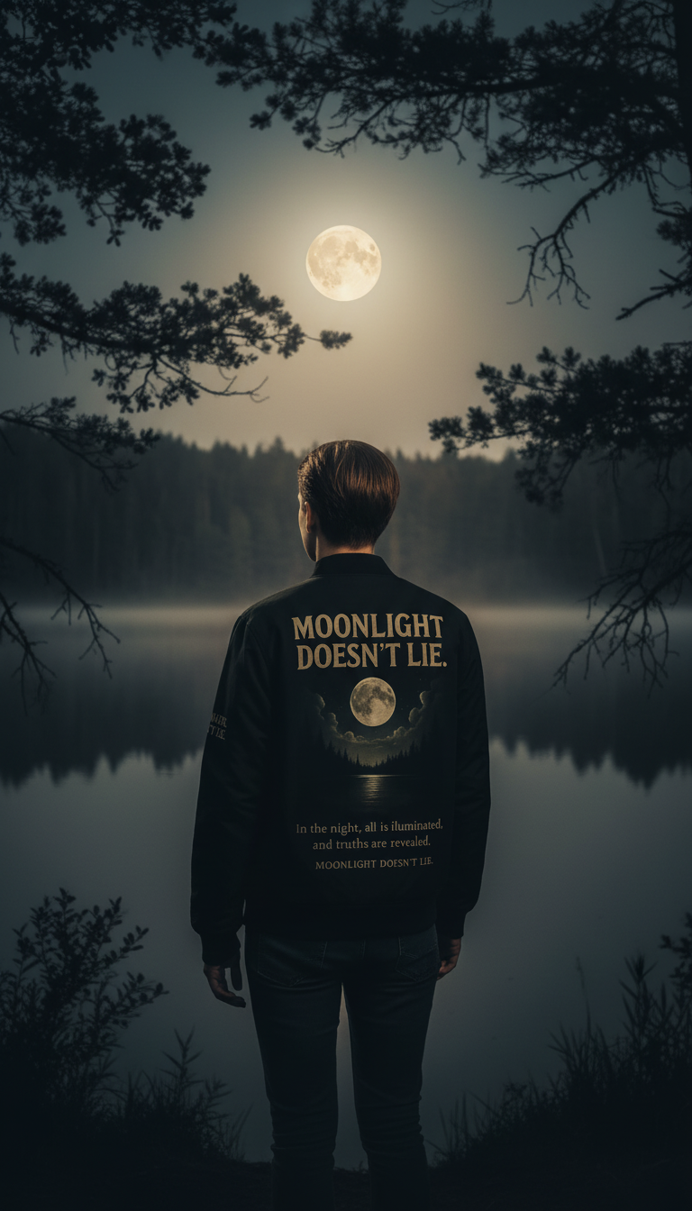 Moonlight Doesn’t Lie – Shadow of Eagle Long Sleeve T-Shirt