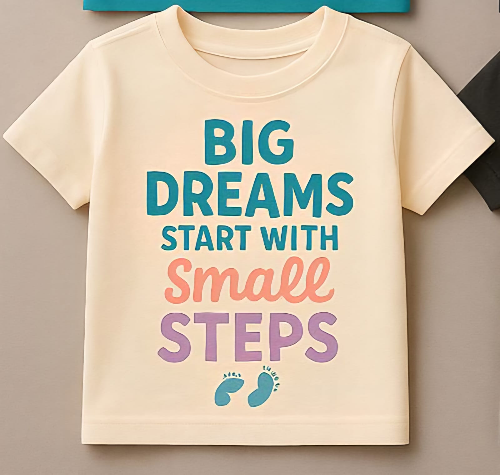 Big Dreams Start with Small Steps – Boys T-Shirt (3–7 yrs)