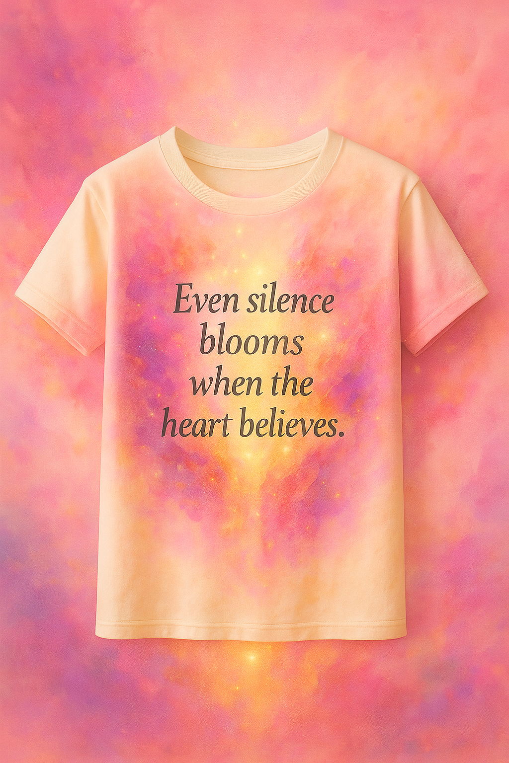 Even Silence Blooms – Teen Poetic T-shirt (Ages 11–19)