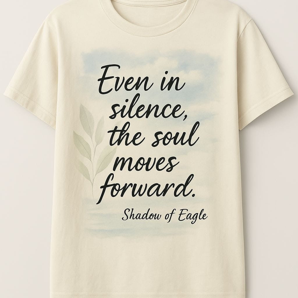 Even in Silence-Poetic T-Shirt(Unisex)