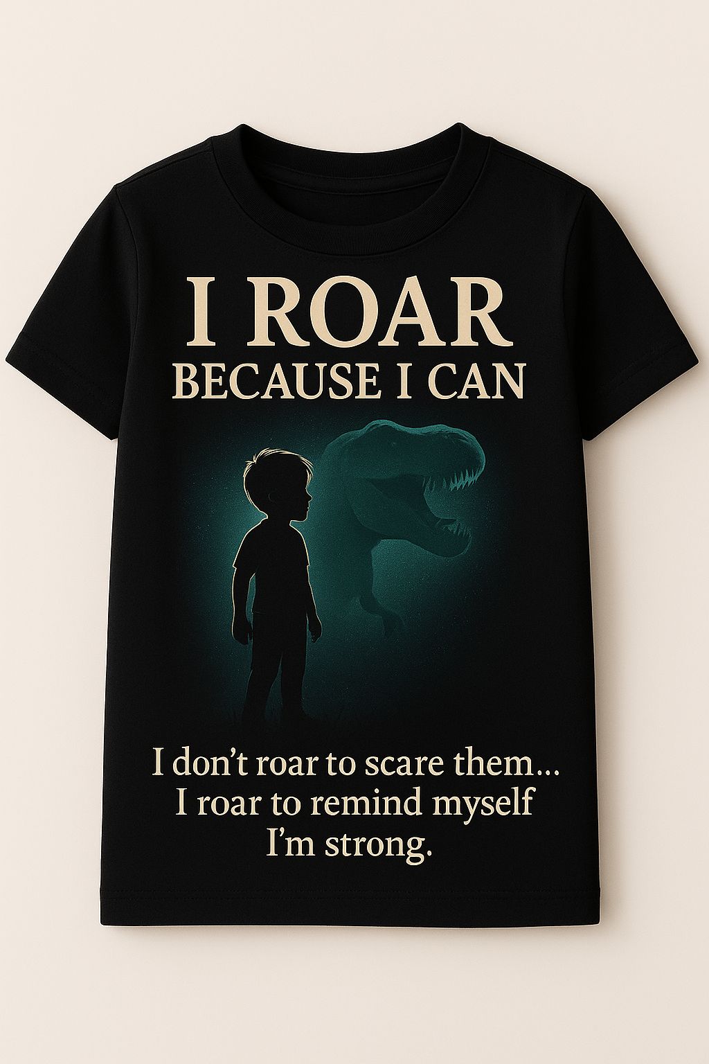 I Roar Because I Can – Boys T-Shirt (3–10 yrs)
