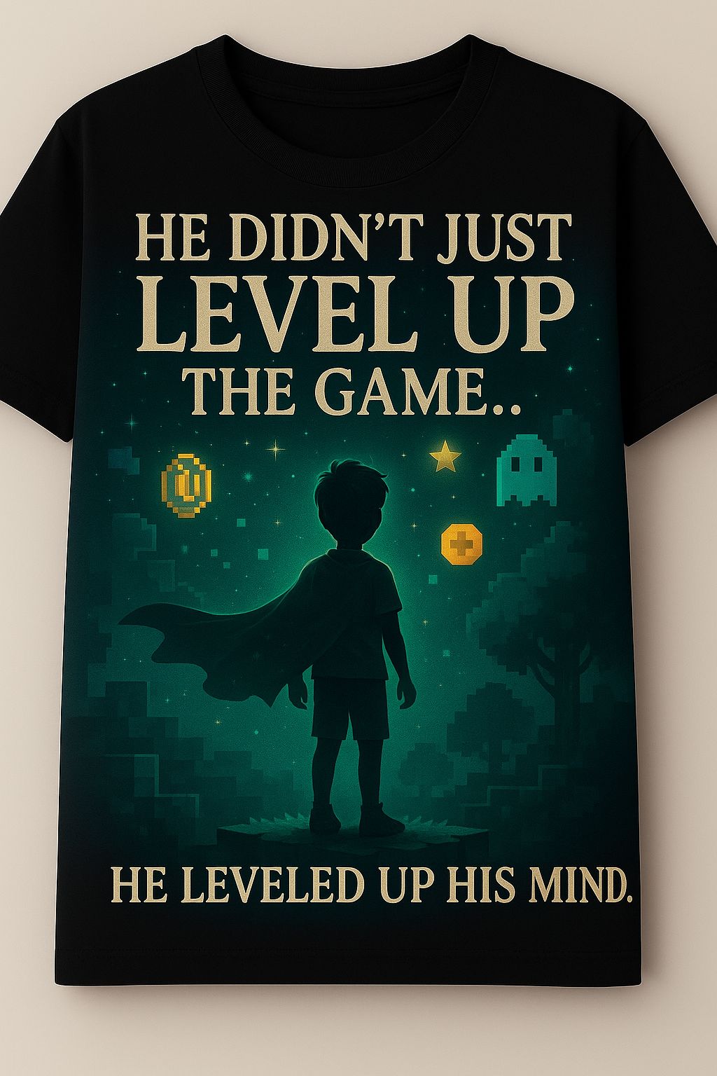 Level Up the Game- Boys T-Shirt(3-10yrs)