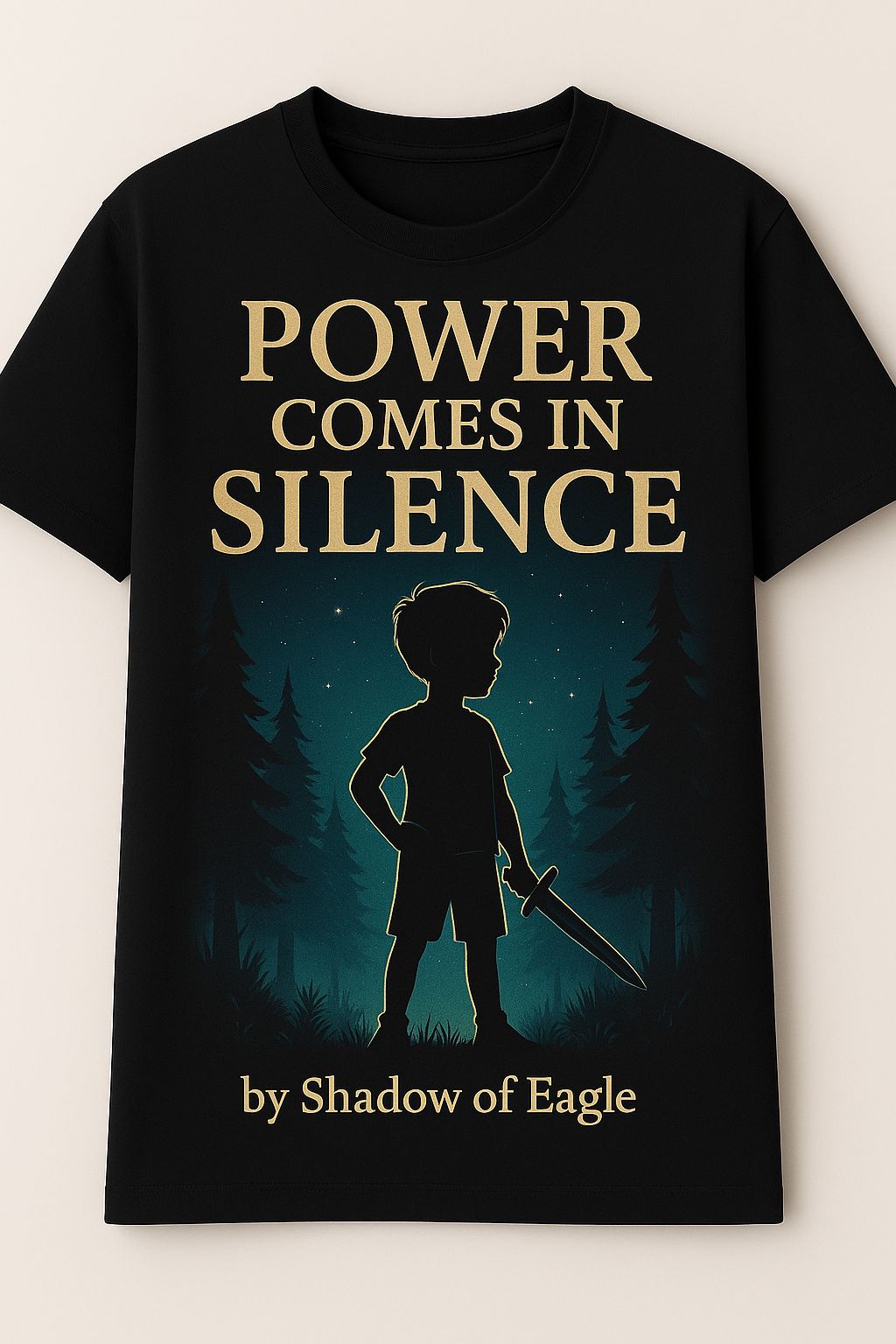 Power Comes in Silence – Boys T-Shirt (3–10 yrs)