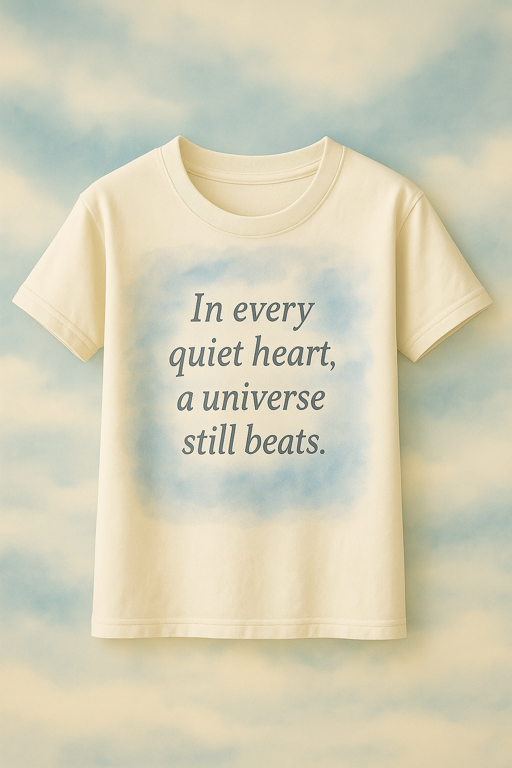 Quiet Heart, Infinite Universe – Teen Poetic T-shirt (Ages 11–19)