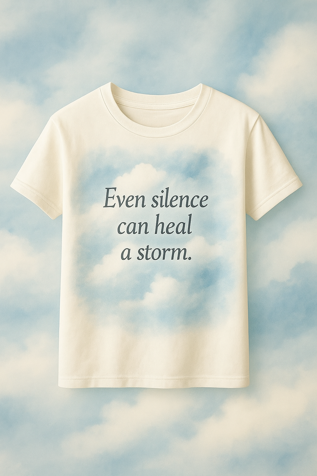 Silence Heals – Poetic Unisex T-shirt (Ages 11–19)