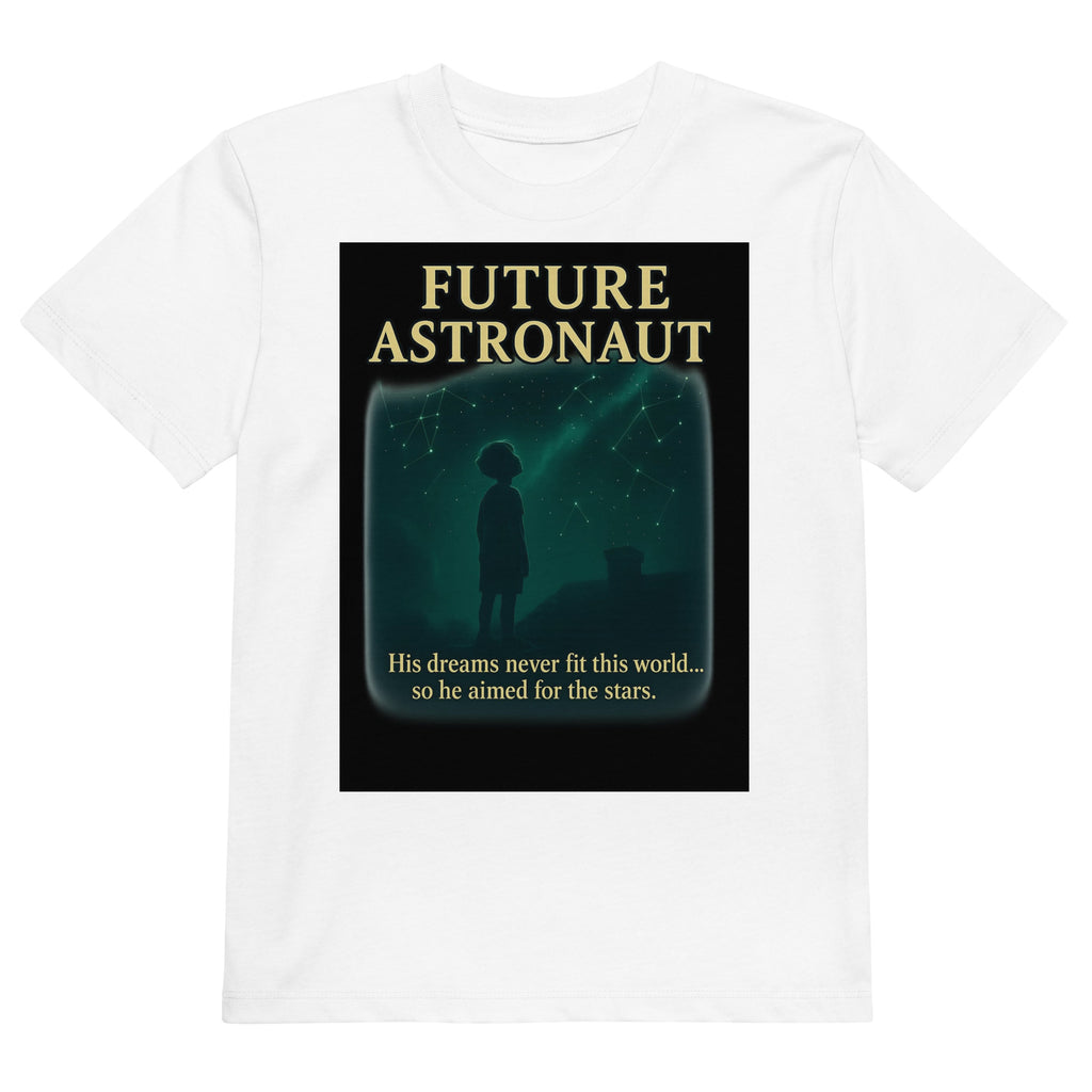 Astronaut themed unisex kids T-shirt inspiring space dreams creativity and imagination